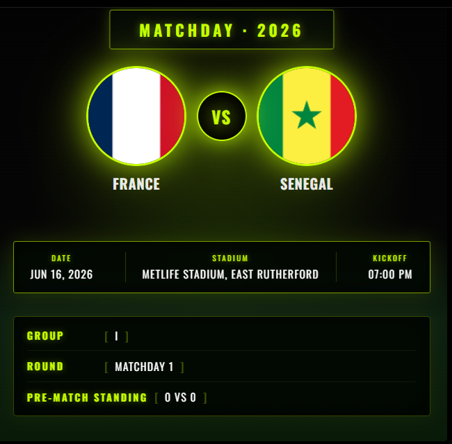 Matchday